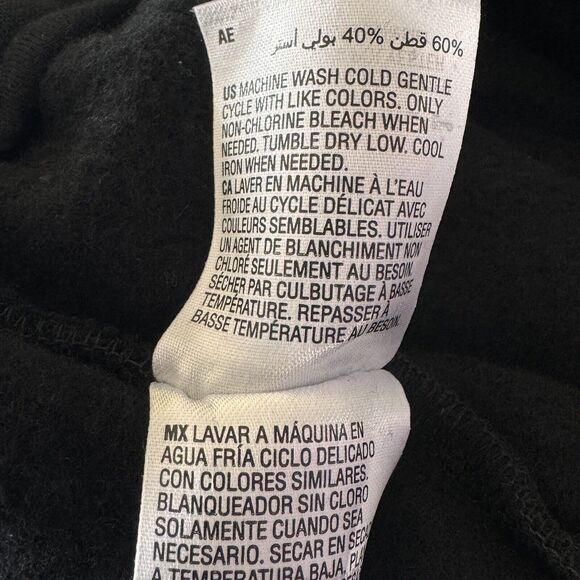 INC X-Small Joggers Sweatpants Stretch Pockets Elastic Waist Black New - Picture 5 of 6